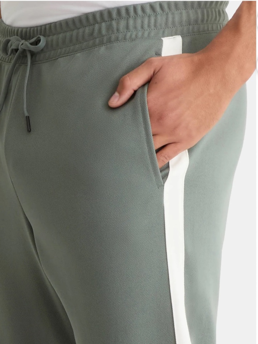 Athletic Works Men's Olive Green Jogger Sweatpants - Picture 4 of 8